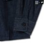 Colegacy X AD Jeans Men Denim Collar Button Mid Long Sleeve Shirt