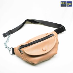 Colegacy Signature Button Lock Casual Chain Waist Pack