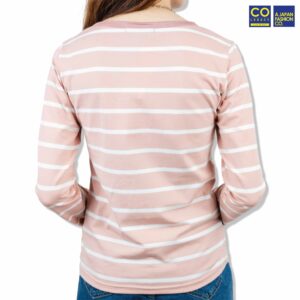 Colegacy Women Stripe Long Sleeve Blouse